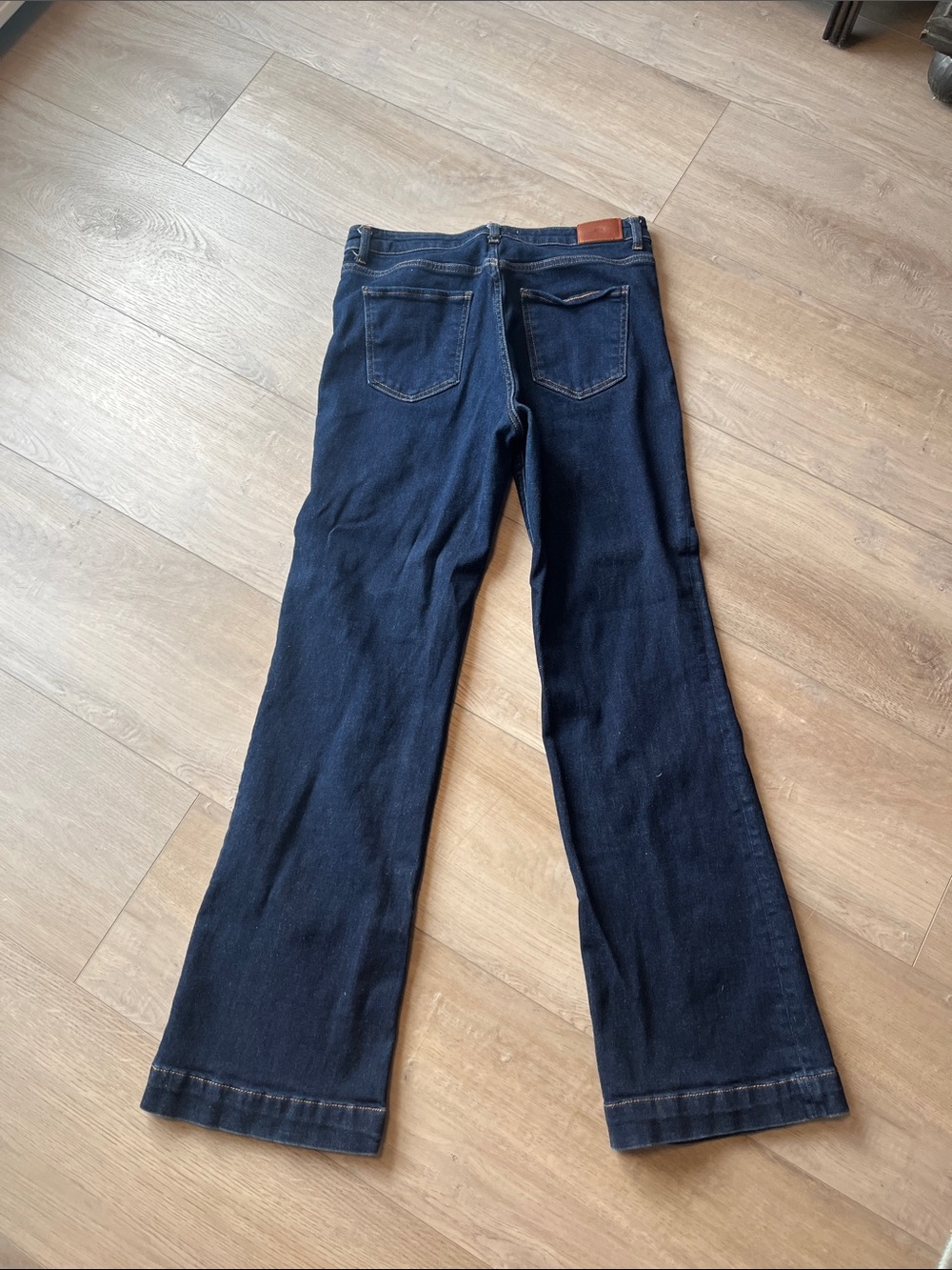 Zara Dark Blue Flare Jeans